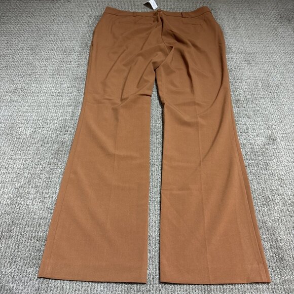 New York & Company Pants Brown Modern Fit Straight Leg Women’s Size 14 NWT - Picture 12 of 12
